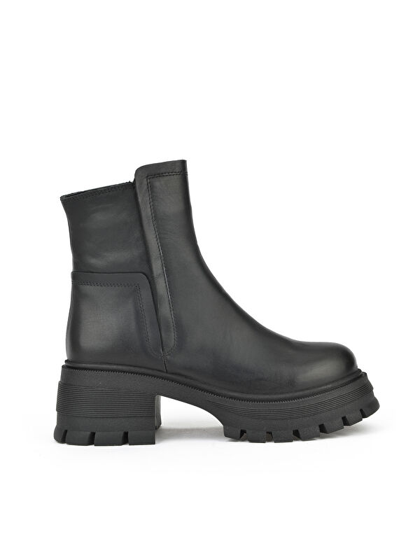 Kadın Hakiki Deri Bot 153359Z615 Siyah - Görsel 6