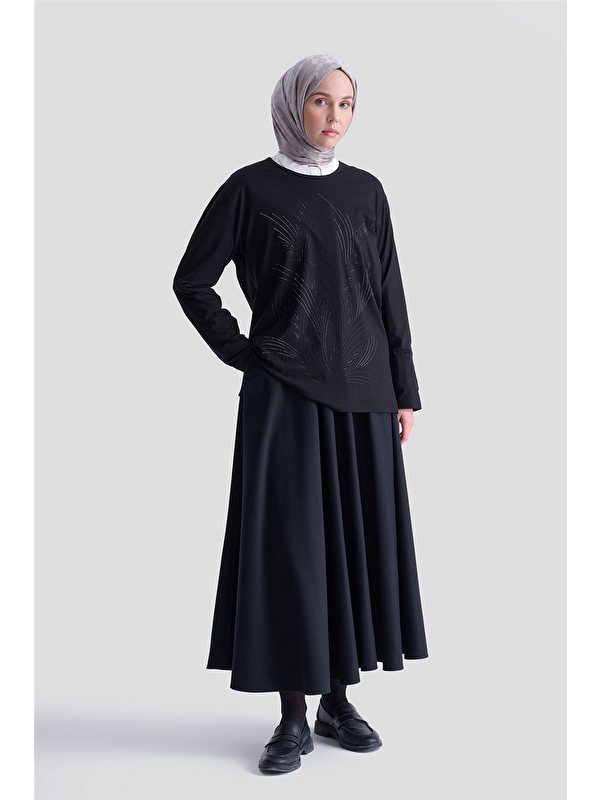 ARMİNE Penye Siyah