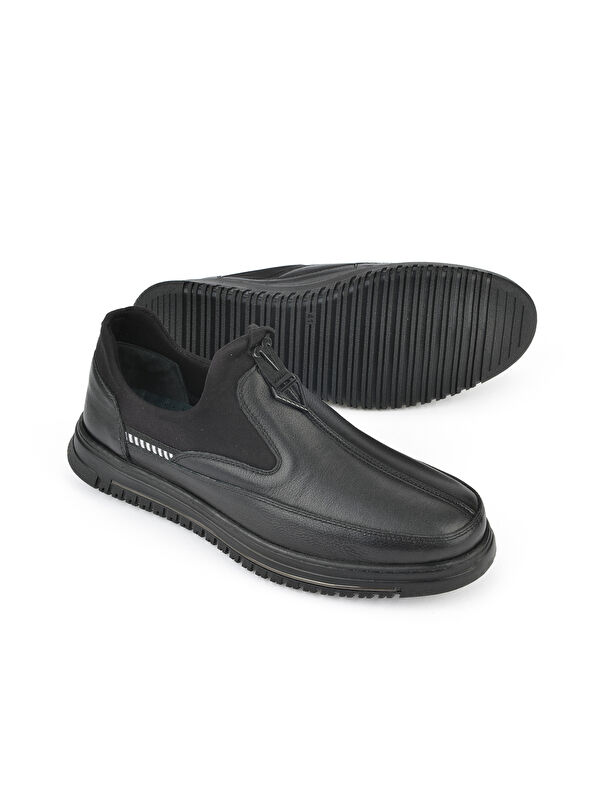 Erkek Hakiki Deri Ayakkabı 1531040ZK2402 Siyah - Görsel 3