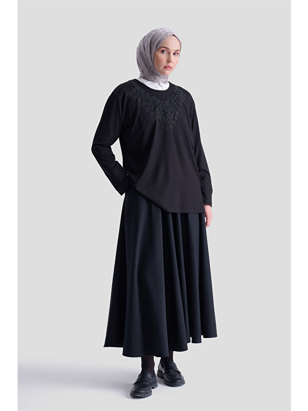 ARMİNE Penye Siyah