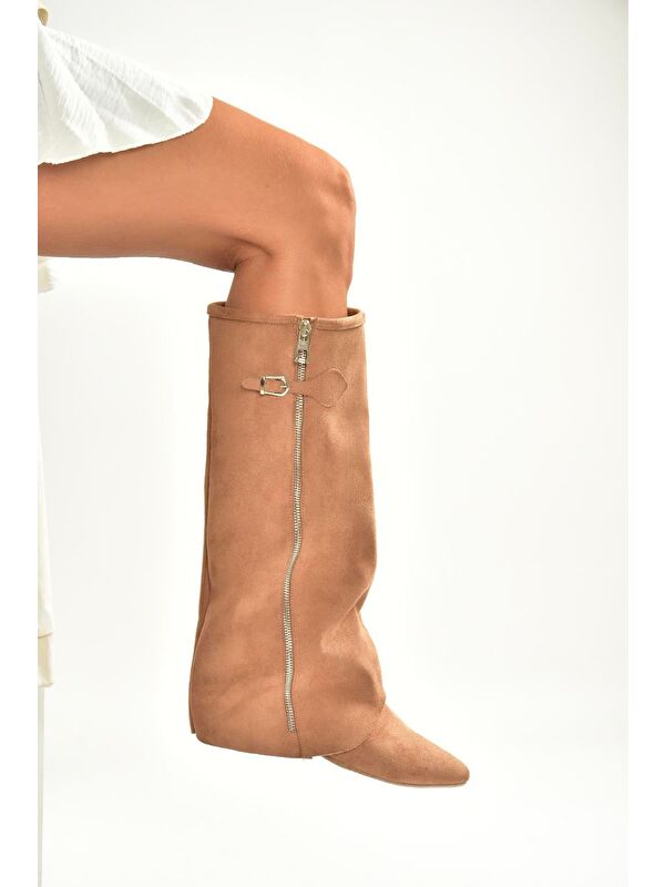 Taba Kadın Çizme V380526402 - Görsel 3