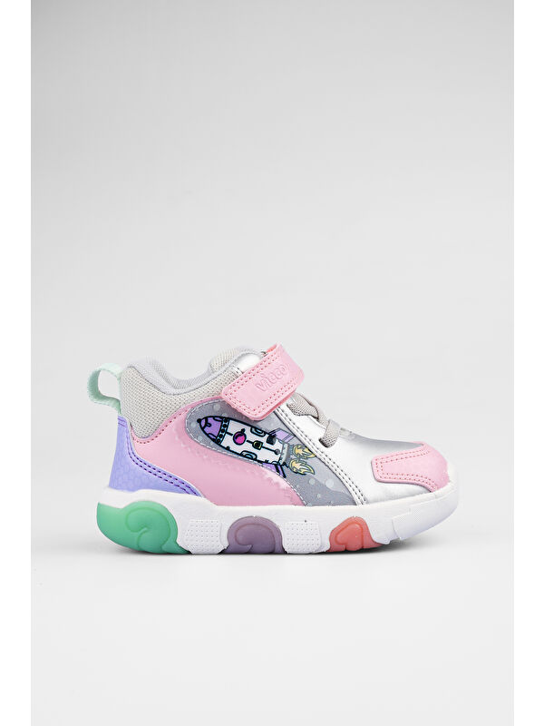 Rocky Işıklı Kız Bebek Pudra Bot - Görsel 2