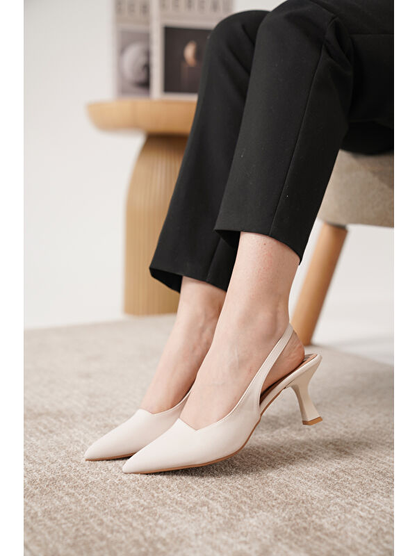 D052 Günlük Ortopedik Klasik Topuklu Kadın Ayakkabı - Görsel 4