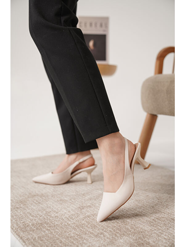 D052 Günlük Ortopedik Klasik Topuklu Kadın Ayakkabı - Görsel 5