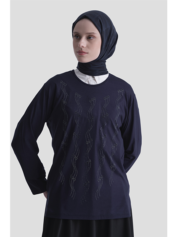 ARMİNE Penye Lacivert