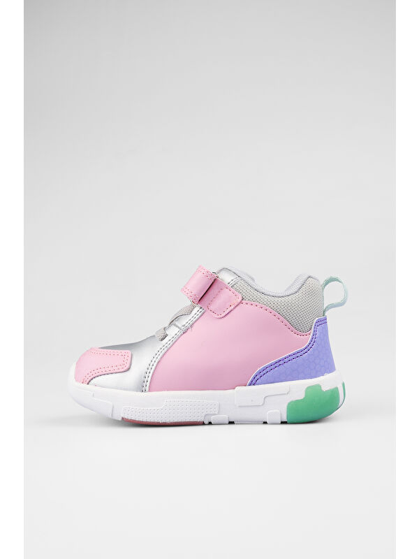 Rocky Işıklı Kız Bebek Pudra Bot - Görsel 3