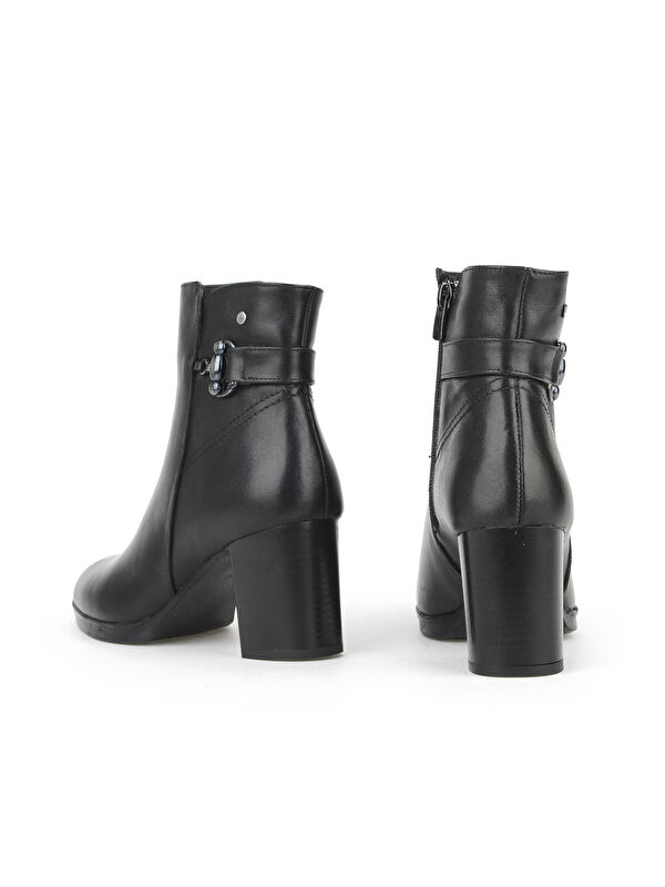 Kadın Hakiki Deri Bot 1531022Z7571 Siyah - Görsel 4