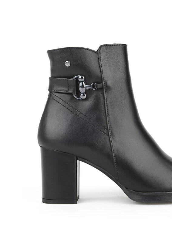 Kadın Hakiki Deri Bot 1531022Z7571 Siyah - Görsel 7