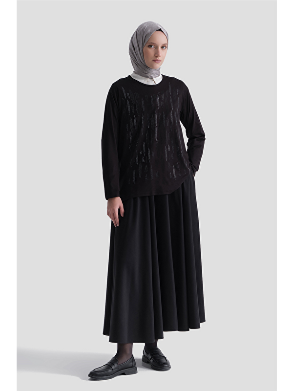 ARMİNE Penye Siyah