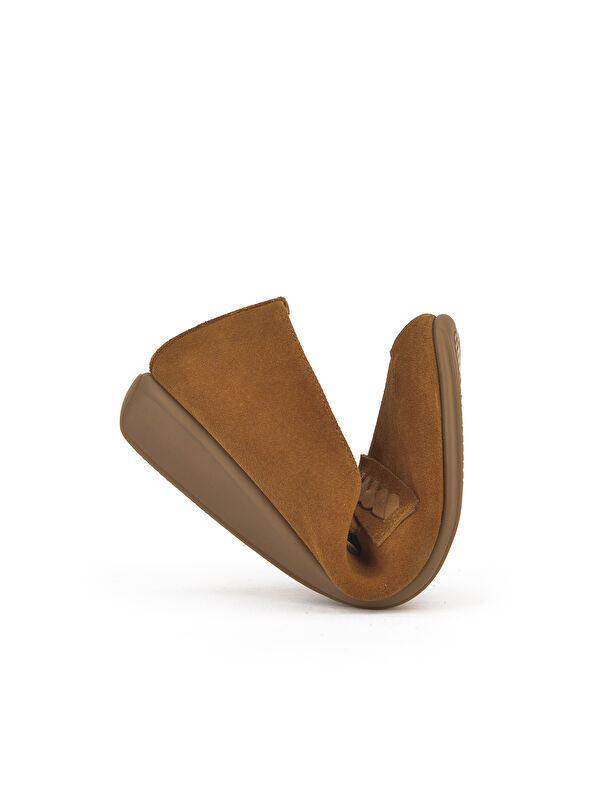 Kadın Hakiki Deri Konfor Ayakkabı 1511050Z25992 Taba - Görsel 4