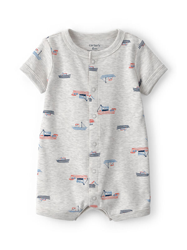 Carter's Erkek Bebek Kısa Tulum 3 Ay-24 Ay Çok Renkli