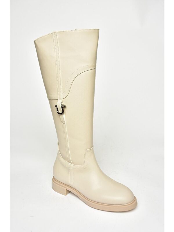 T9736006 Bej Kadın Çizme - Görsel 7