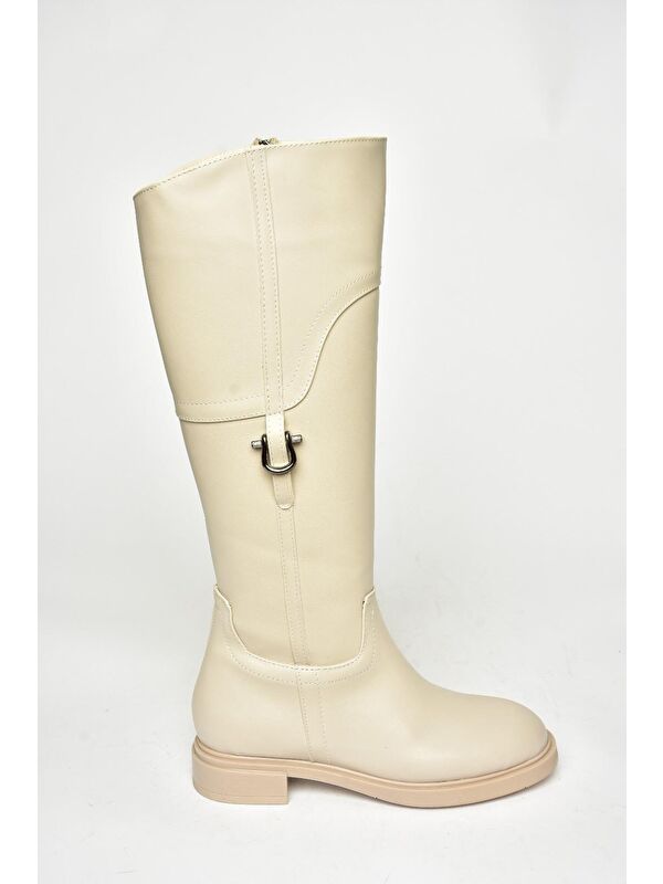 T9736006 Bej Kadın Çizme - Görsel 8