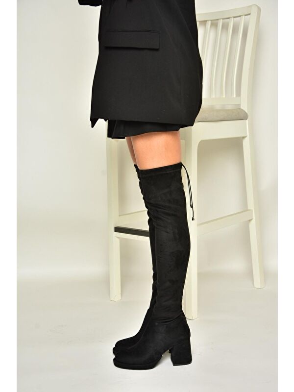 T2825200 Siyah Kadın Çizme - Görsel 3