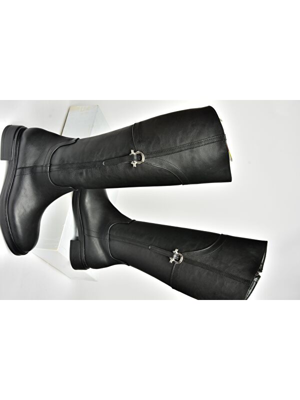 T9736006 Siyah Kadın Çizme - Görsel 7