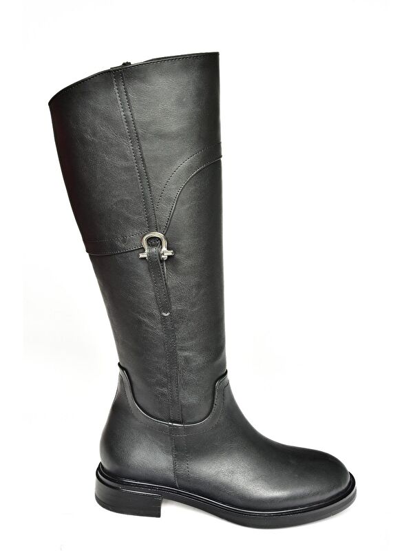 T9736006 Siyah Kadın Çizme - Görsel 8