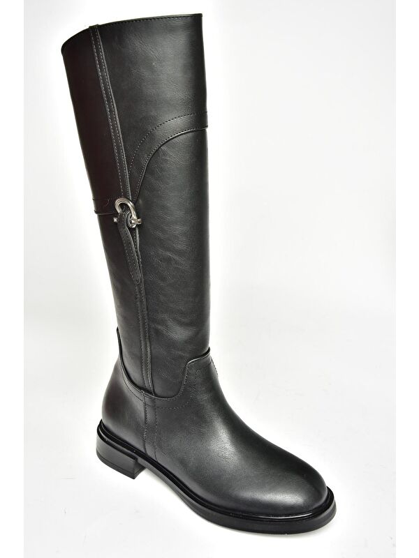 T9736006 Siyah Kadın Çizme - Görsel 9