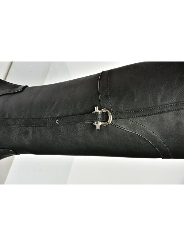 T9736006 Siyah Kadın Çizme - Görsel 10