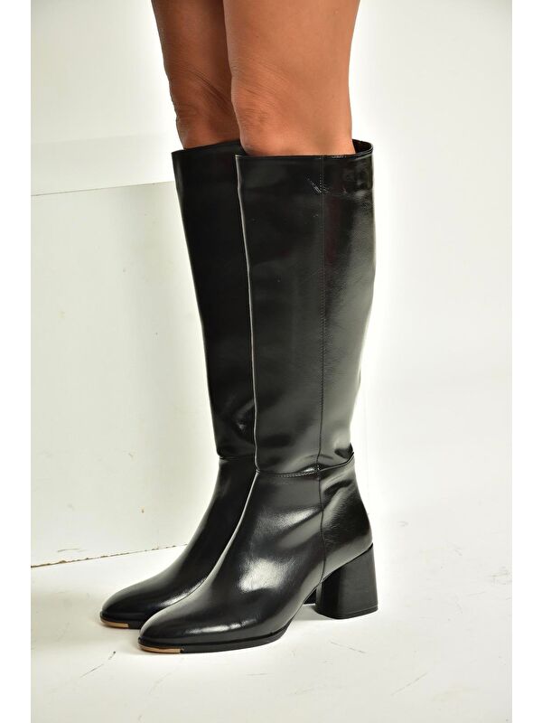 Siyah Kadın Çizme J848300160 - Görsel 4