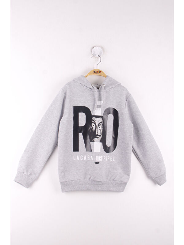 Toontoykids Erkek Çocuk La Casa Baskılı Sweatshirt