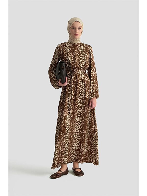 ARMİNE Trend Elbise 24Kt904 Kahverengi