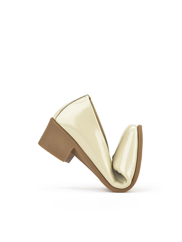 Kadın Hakiki Deri Konfor Ayakkabı 1511050Z32222 Bej - Görsel 4