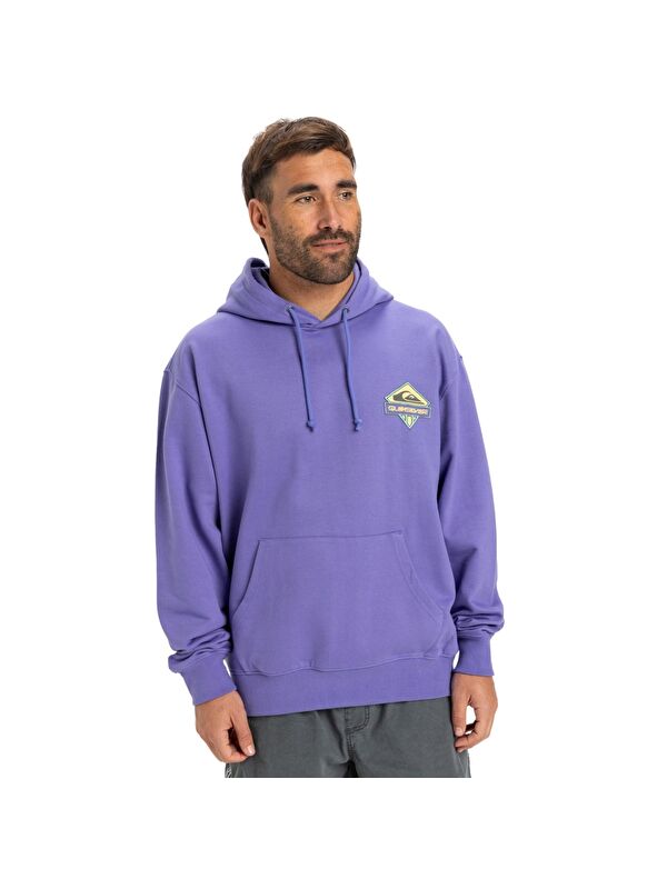 Quiksilver Apog Heritage Hoodie Erkek Mor Sweatshirt