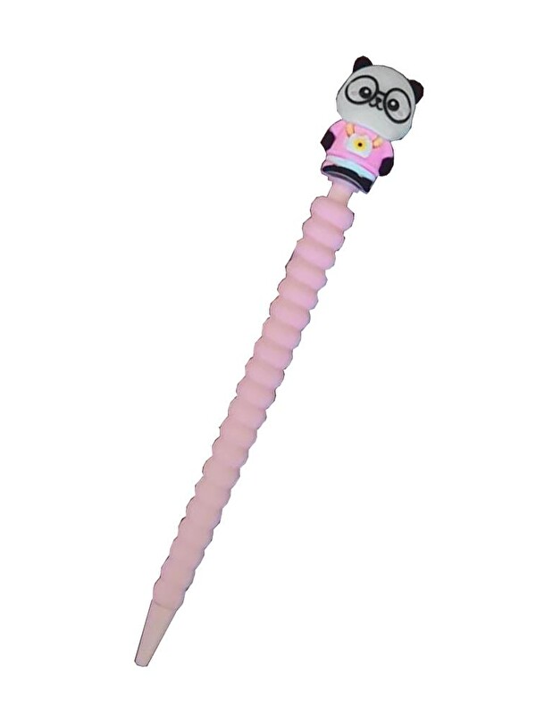 Artlantis Panda Versatil Kalem 0.7mm Uçlu Kalem 1 Adet Sevimli Gözlüklü Sevimli Panda Mekanik Uçlu Kurşun Kale