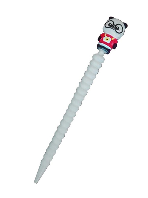 Artlantis Panda Versatil Kalem 0.7mm Uçlu Kalem 1 Adet Sevimli Gözlüklü Sevimli Panda Mekanik Uçlu Kurşun Kale