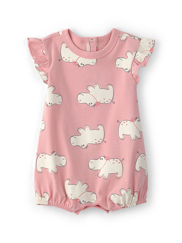 Carter's Kız Bebek Kısa Tulum 3 Ay-24 Ay Pembe