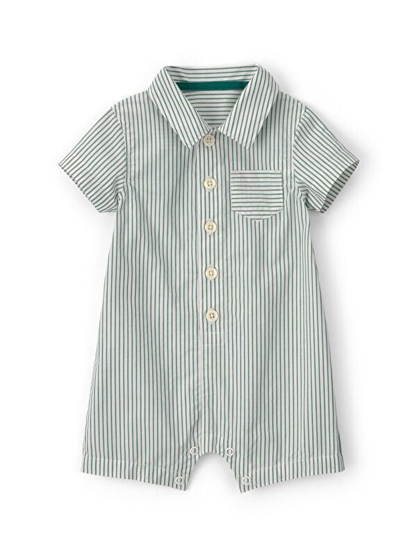 Carter's Erkek Bebek Kısa Tulum 3 Ay-24 Ay Yeşil