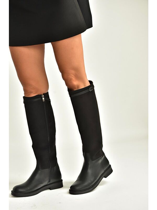 Siyah Kadın Çizme V726721502 - Görsel 4