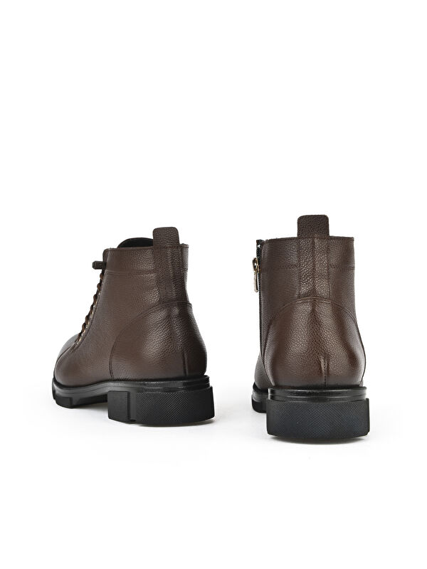 Erkek Hakiki Deri Bot 153999Z0012 Kahve - Görsel 4