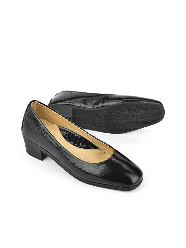 Kadın Hakiki Deri Konfor Ayakkabı 1511050Z32222 Siyah - Görsel 6