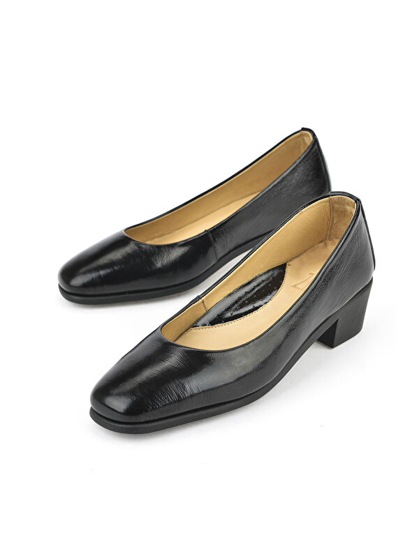 Kadın Hakiki Deri Konfor Ayakkabı 1511050Z32222 Siyah - Görsel 7