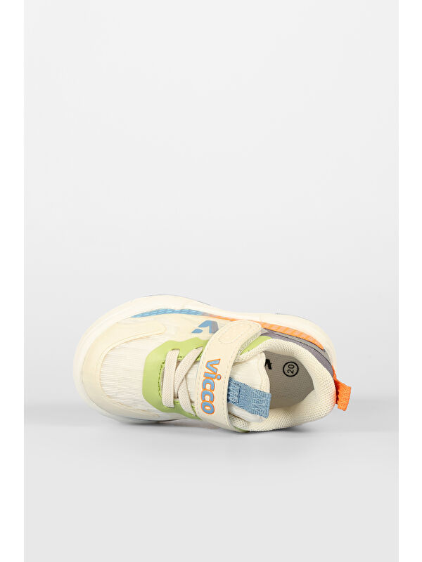 Daphne Baskılı Unisex Bebek Bej Sneaker - Görsel 7