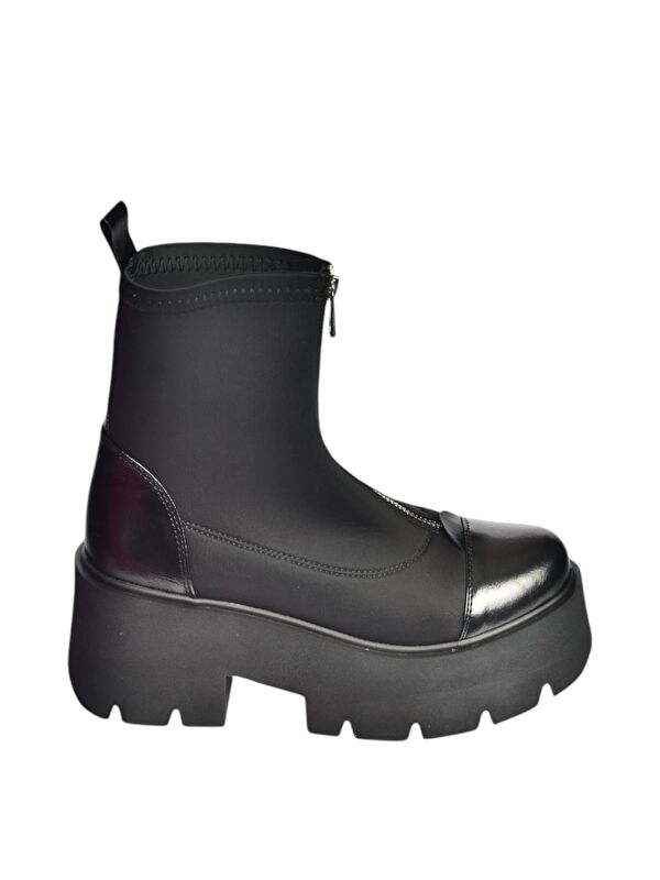 Siyah Kadın Bot V820008604 - Görsel 3