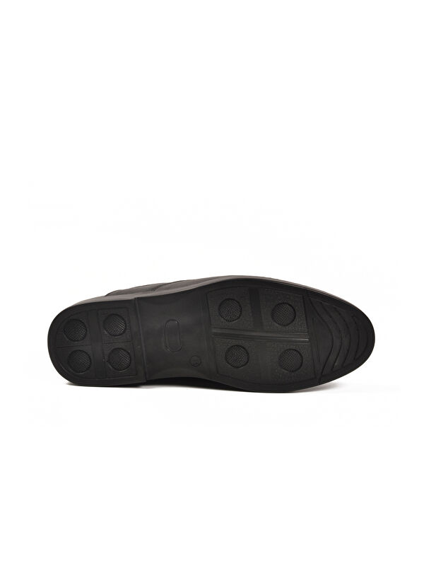 Siyah Hakiki Deri Erkek Casual Ayakkabı DSN 2029 M - Görsel 6