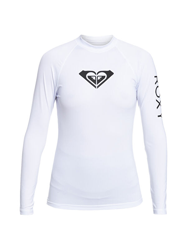 Roxy Whole Hearted Ls Kadın Beyaz Elastan