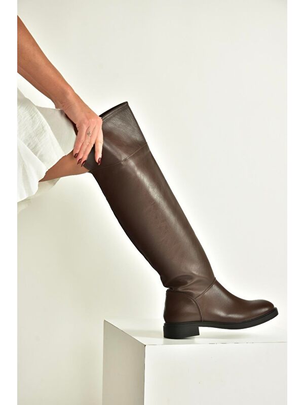 Kahverengi Kadın Çizme V973801009 - Görsel 3