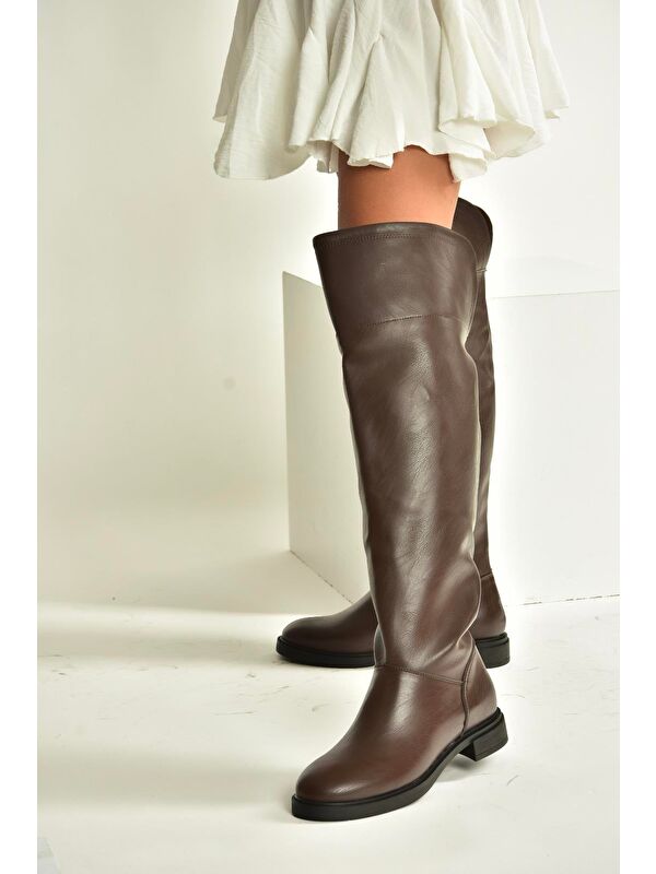 Kahverengi Kadın Çizme V973801009 - Görsel 4