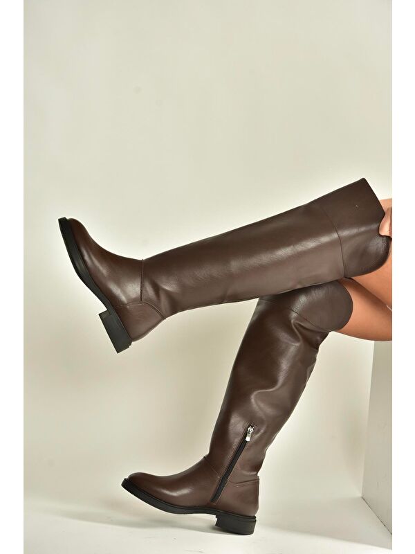 Kahverengi Kadın Çizme V973801009 - Görsel 5