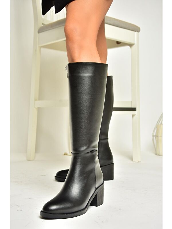 T8200760 Siyah Kadın Çizme - Görsel 3