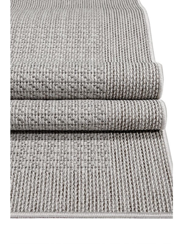 Konfor Halı Sisalux 3093 Krem Jüt Tabanlı Modern Dokuma Kilim Sisal Hasır Halı-120x180 cm