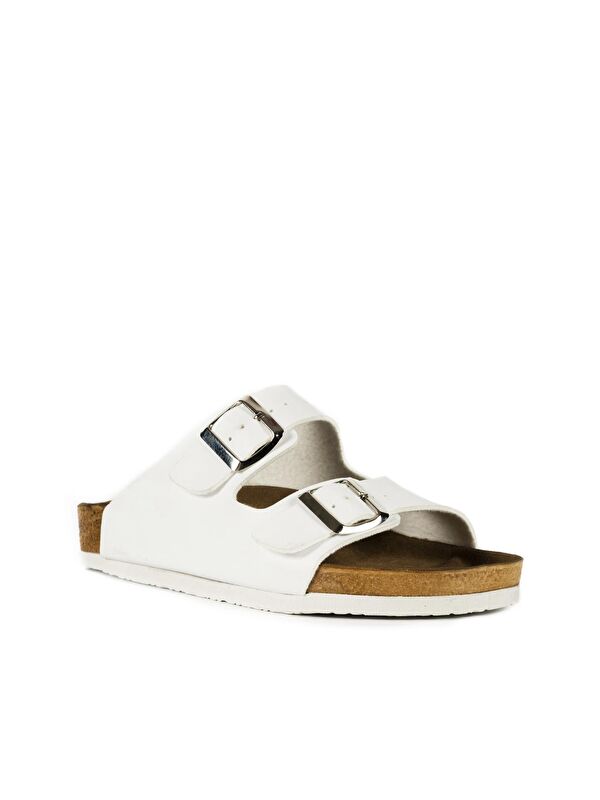 LENS Kadın Terlik Beyaz - Görsel 3