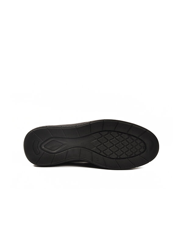 Siyah Hakiki Deri Erkek Casual Ayakkabı DSN 2030 M - Görsel 6