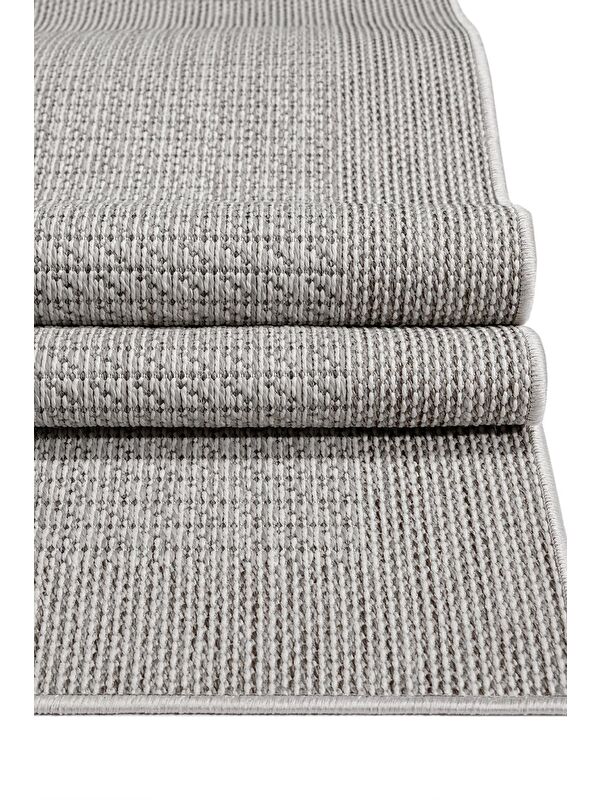 Konfor Halı Sisalux 3093 Krem Jüt Tabanlı Modern Dokuma Kilim Sisal Hasır Halı-200x290 cm