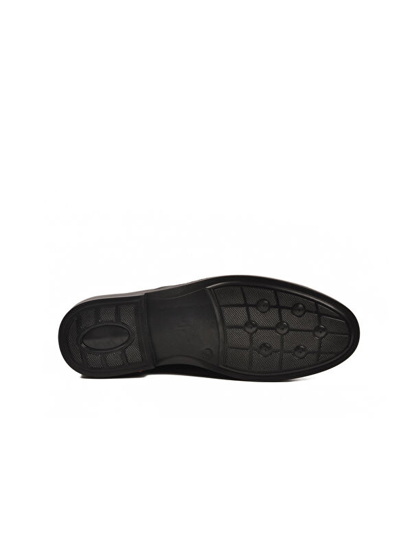 Siyah Hakiki Deri Erkek Casual Ayakkabı DSN 2036 M - Görsel 6