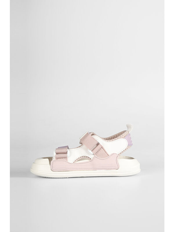Wonder Hafif Kız Okul Öncesi Pudra Sandalet - Görsel 3