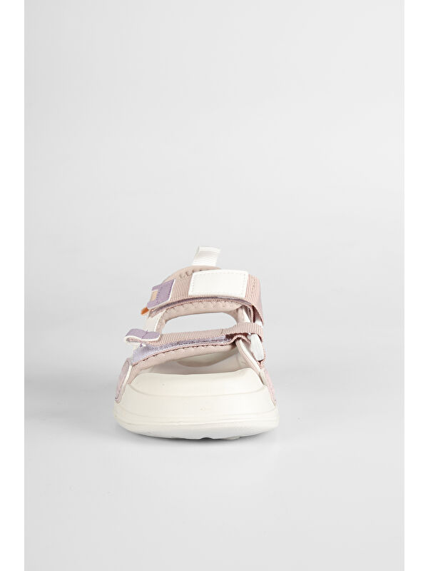 Wonder Hafif Kız Okul Öncesi Pudra Sandalet - Görsel 5